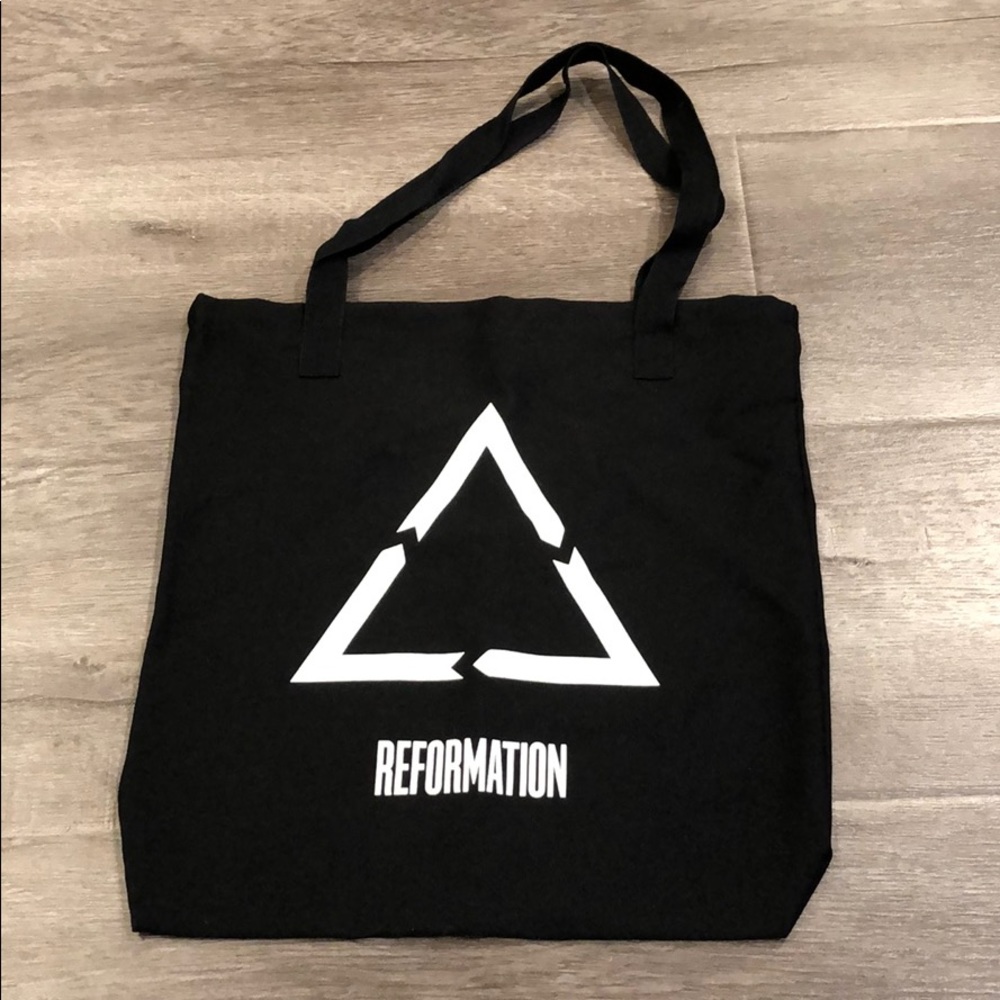 Reformation Black Tote Bag